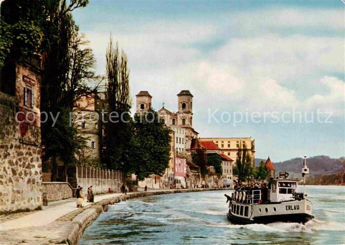 PAssAU Bayern Innquai Personenschiff Erlau