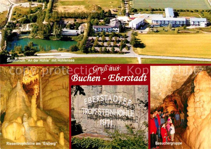 Buchen Odenwald Fliegeraufnahme Sanatorium An der Hohle Tropfsteinhoehle