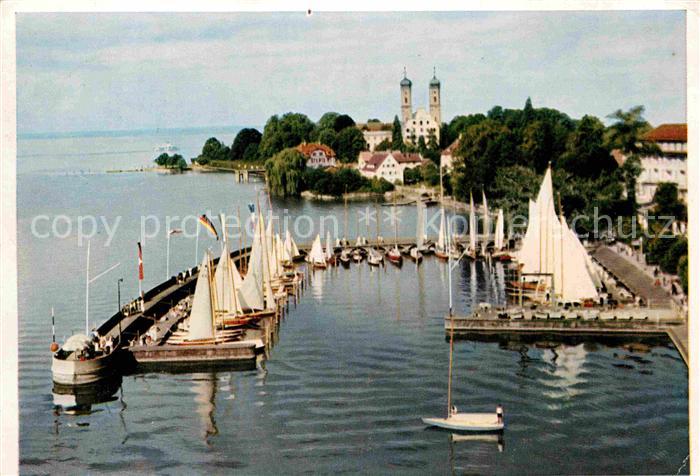 Friedrichshafen Bodensee Yachthafen Schlosskirche