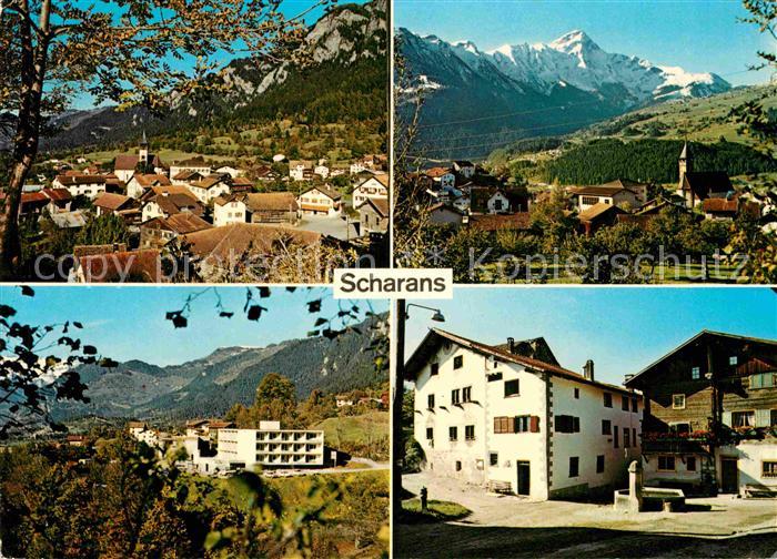 Schrans Stadtansichten Kirche Brunnen
