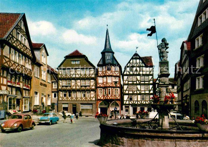 Fritzlar Marktplatz Rolandsbrunnen