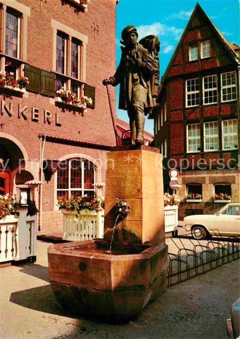 Muenster Westfalen Kiepenkerlbrunnen