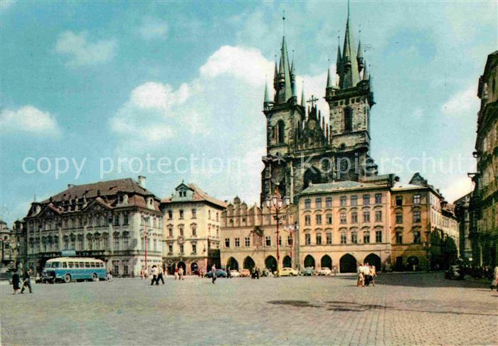 Praha Prahy Prague Altstaedter Ring Teinkirche
