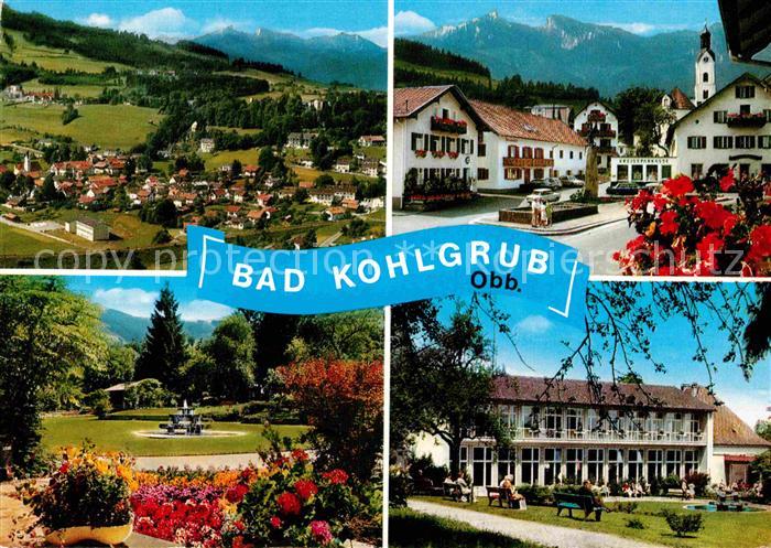 Bad Kohlgrub Platz Brunnen Kurgarten Wandelhalle