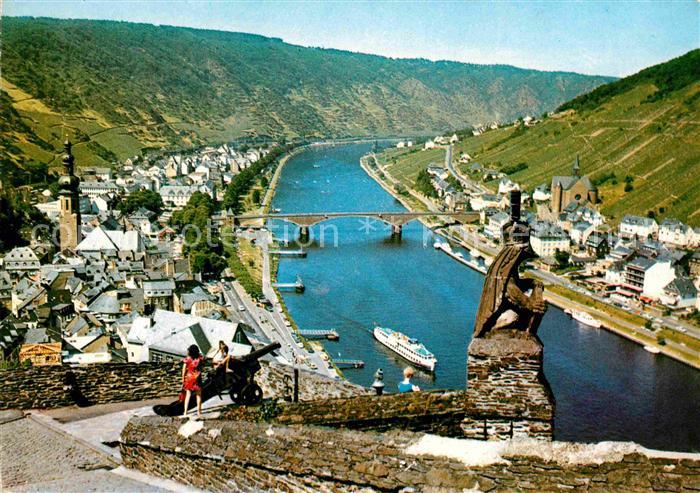 Cochem Mosel Blick von der Burg ins Moseltal