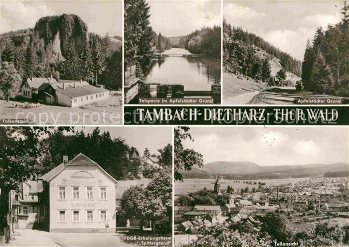 Tambach-Dietharz Talsperre Erholungsheim Falkenstein Teilansicht