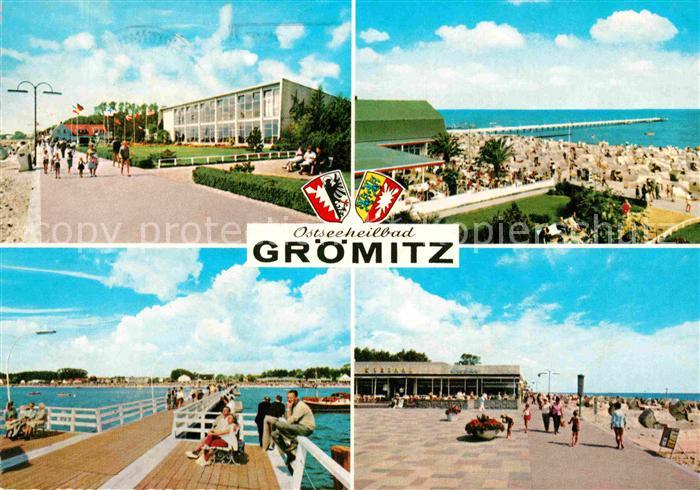 Groemitz Ostseebad Promenade Strand Seebruecke