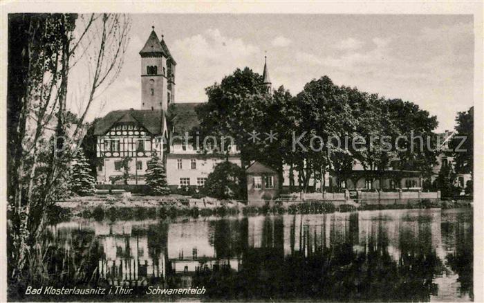 Bad Klosterlausnitz Schwanenteich Schloss