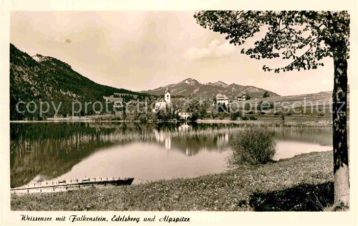 Weissensee Fuessen Falkenstein Edelsberg Alpspitze