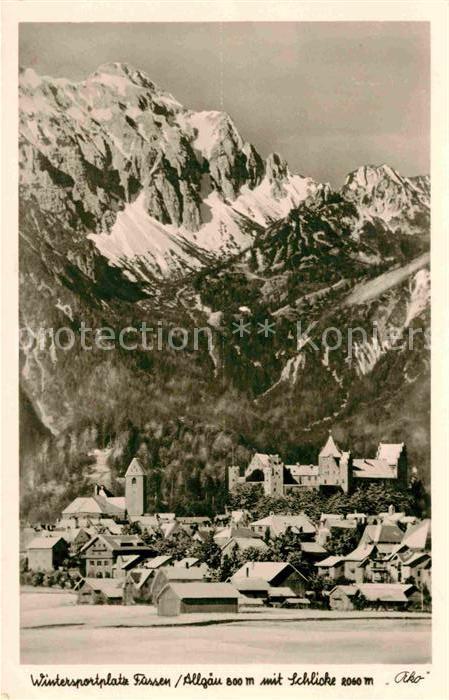 Fuessen Allgaeu Schlicke