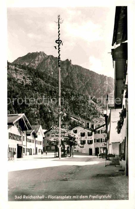 Bad Reichenhall Floriansplatz Predigtstuhl
