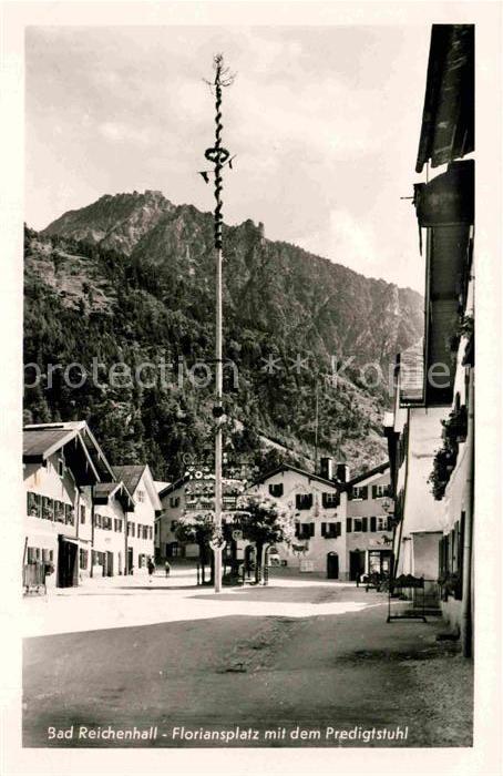 Bad Reichenhall Floriansplatz Predigtstuhl