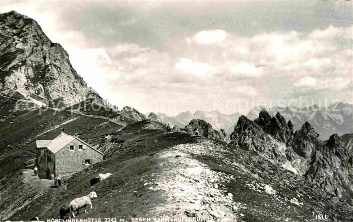 Noerdlinger Huette Karwendelgruppe