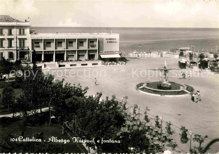 Cattolica Rimini Kurhaus Brunnen