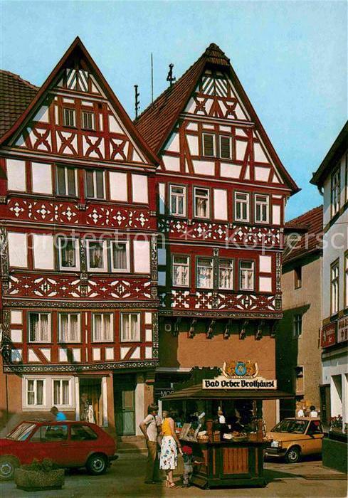Bad Orb Fachwerkhaeuser Hauptstrasse Brothaeusl