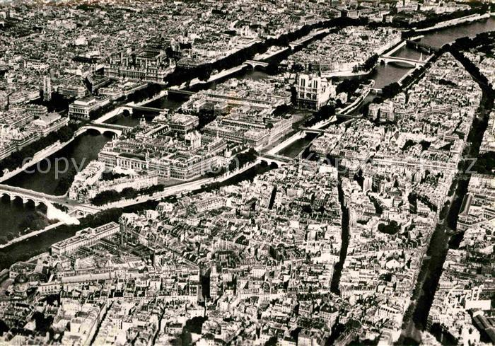 Paris Luftaufnahme Notre Dame