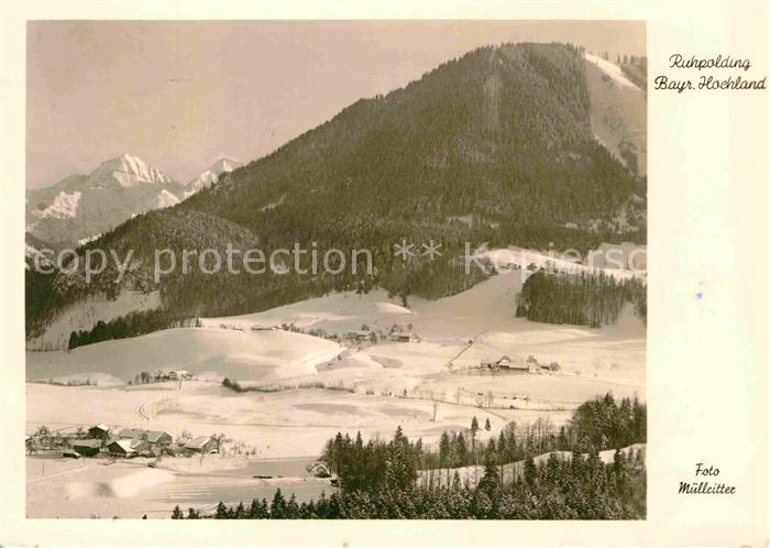 Ruhpolding Bayern Winterlandschaft