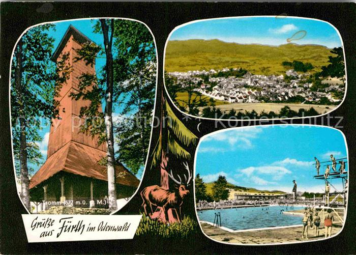 Fuerth Odenwald Tromm Schwimmbad Panoraa