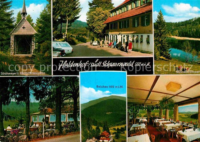 Haldenhof Neuenweg Kappele Nonnenrottweiher  Belchen