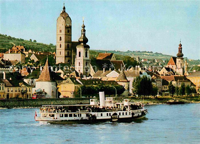 Stein Donau Faehrschiff Kirche