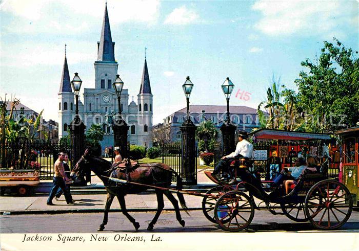 New Orleans Louisiana Jackson Square Kutsche