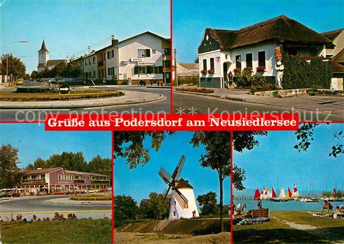 Podersdorf Neusiedler See Badestrand Muehle