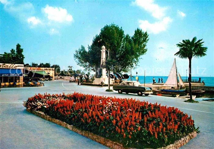 Bardolino Lago di Garda Hafen Segelboot