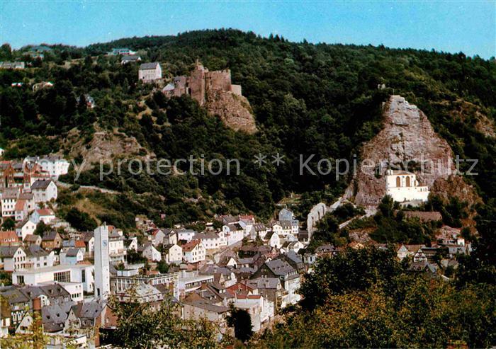 Idar-Oberstein Panorama Burg Kirche