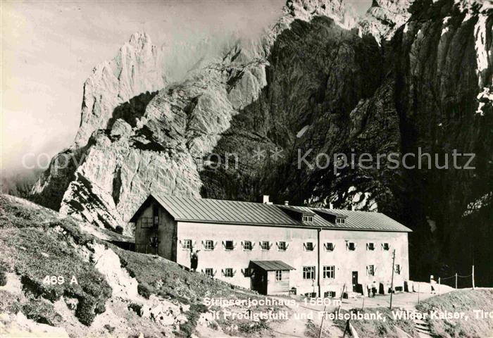 Stripsenjochhaus Predigtstuhl Fleischbank Wilder Kaiser