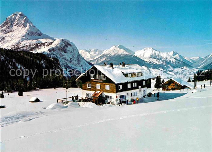 Ehrwald Tirol Gasthof Alpengluehn Ehrwalder Alm Winter