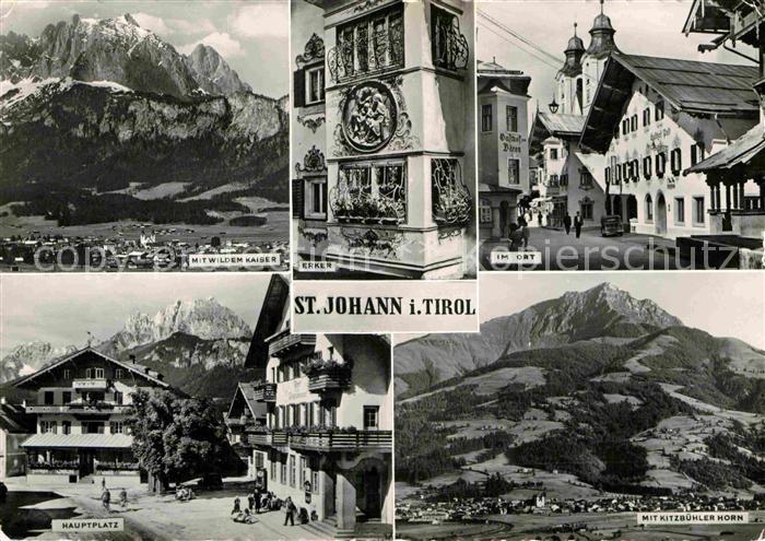 St Johann Tirol Kitzbueheler Horn Wilder Kaiser Hauptplatz