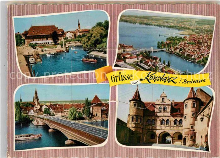 Konstanz Bodensee Hafen Bruecke Schloss