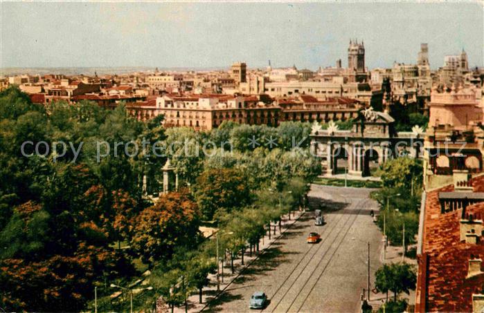 Madrid Spain Calle de Alcala