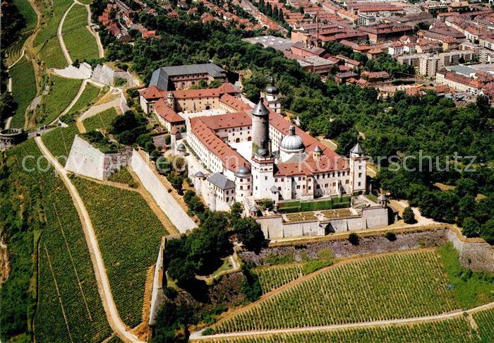 WueRZBURG Bayern Fliegeraufnahme Festung Marienburg