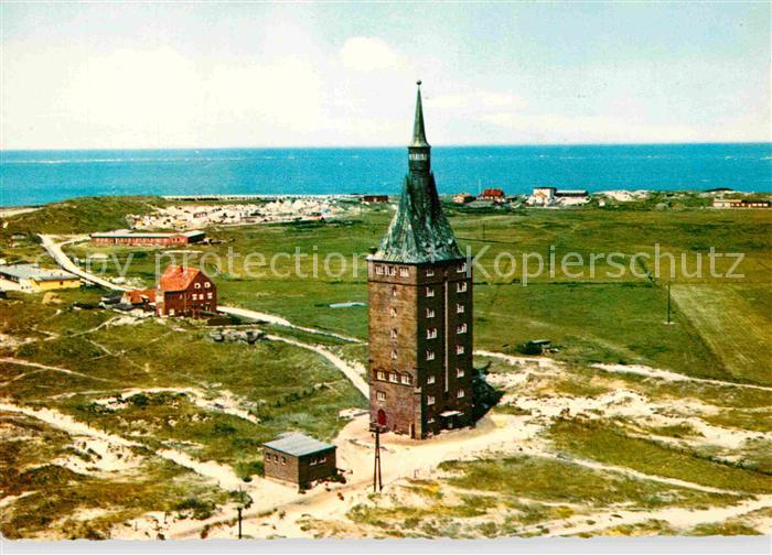 Wangerooge Nordseebad Westturm Fliegeraufnahme