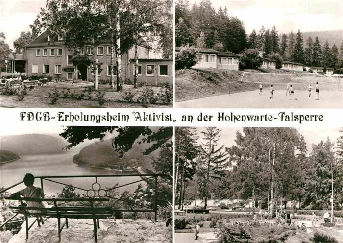 Hohenwarte Talsperre Erholungsheim Aktivist