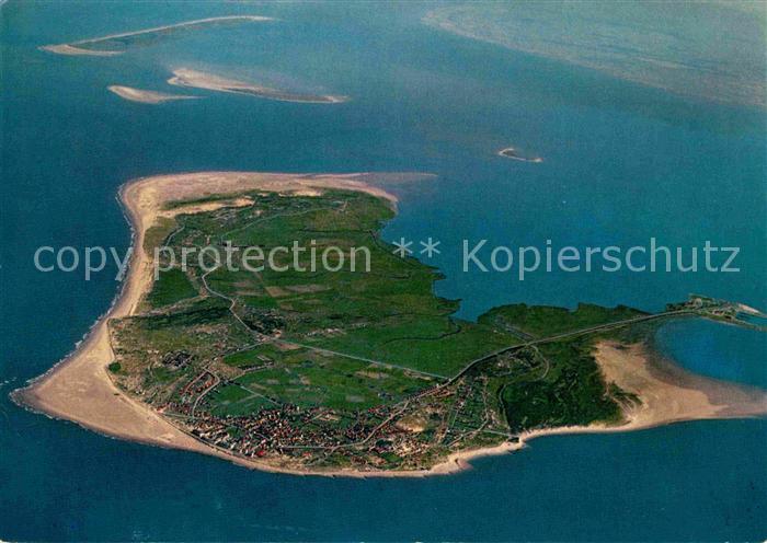 BORKUM Nordseebad Niedersachsen Fliegeraufnahme