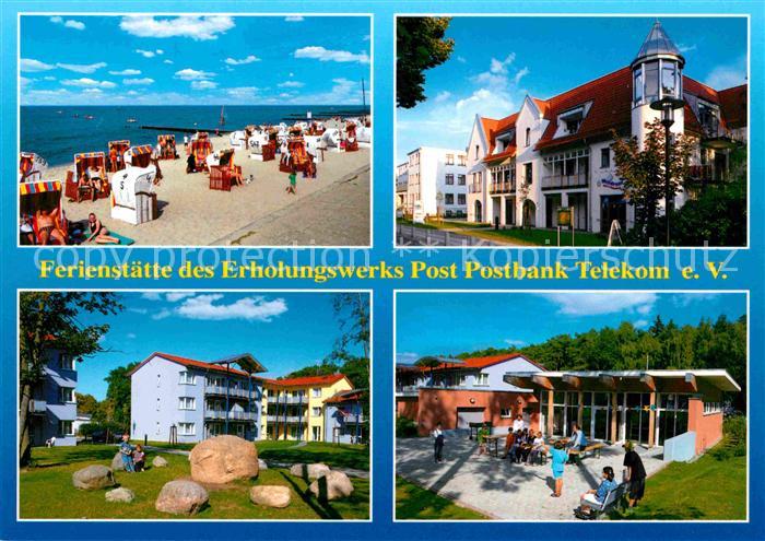 Kuehlungsborn Ostseebad Strand Ferienstaette Erholungswerk Post Postbank Telekom