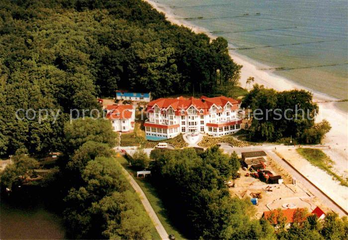 Koelpinsee Usedom Fliegeraufnahme Strandhotel Seerose Strand