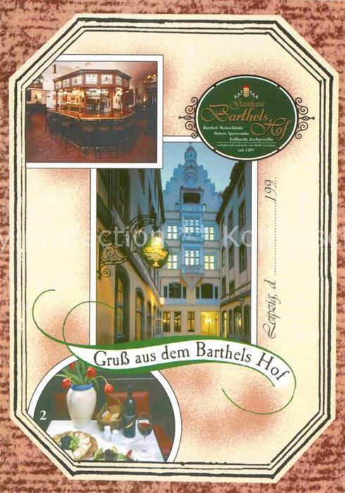 LEIPZIG Sachsen Barthels Hof Gasthaus
