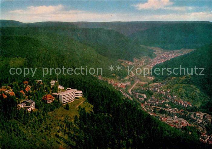 Wildbad Schwarzwald Fliegeraufnahme