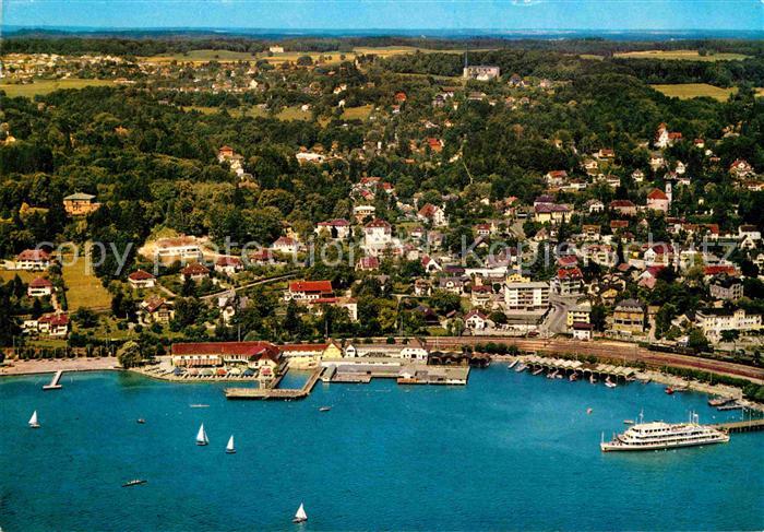 Starnberg Starnbergersee Bayern Fliegeraufnahme mit Soecking