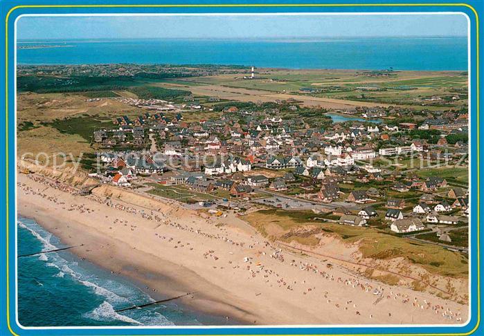 Wenningstedt Sylt Fliegeraufnahme mit Strand