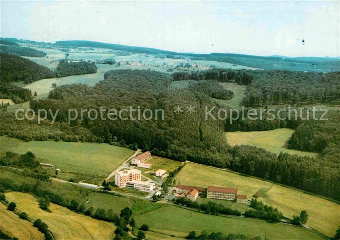 Neukirchen Knuellgebirge Fliegeraufnahme Waldsanatorium Urbachtal