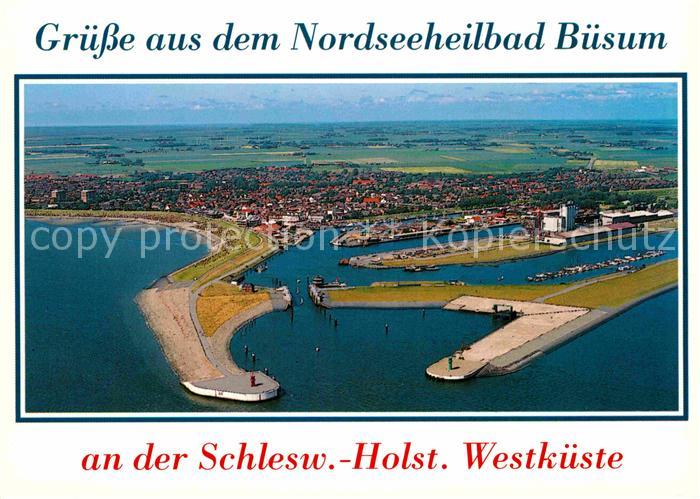 Buesum Nordseebad Fliegeraufnahme