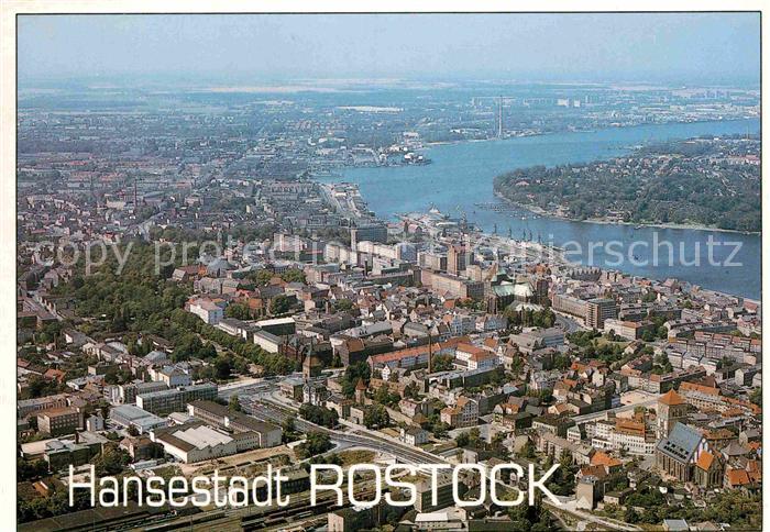 ROSTOCK  CITY Fliegeraufnahme