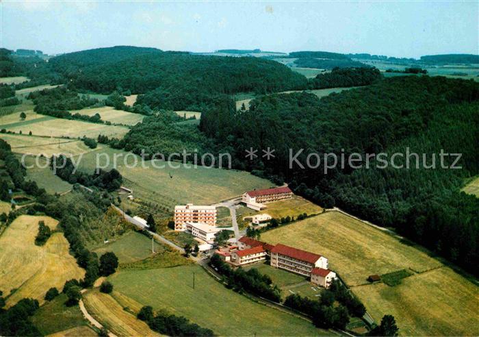 Neukirchen Knuellgebirge Fliegeraufnahme Waldsanatorium Urbachtal Sanatorium Dr.