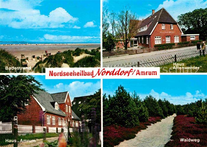 Amrum Strand Haus-Altenwerder Waldweg Haus-Amrum