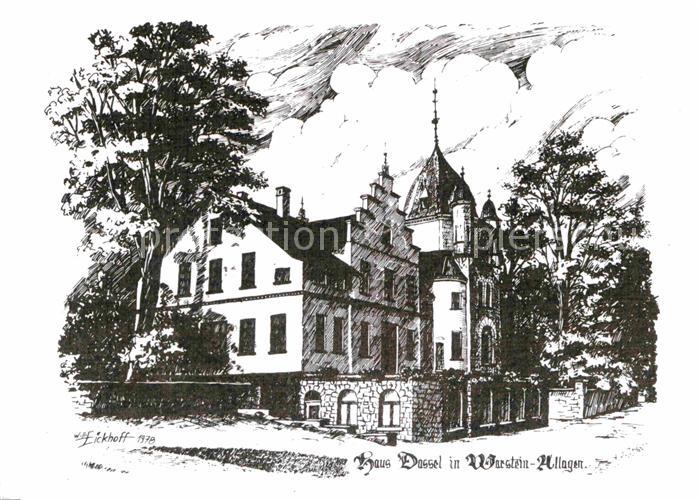 Allagen Warstein Haus Dassel Kuenstlerkarte Willi Eckhoff