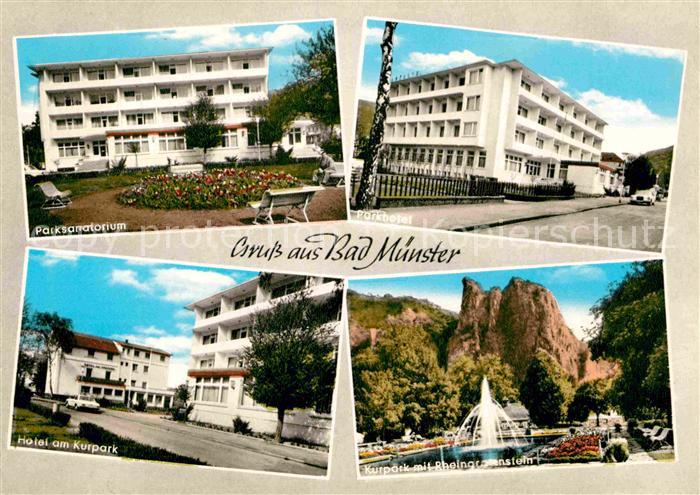 Bad Muenster Stein Ebernburg Parksanatorium Kurpark Rheingrafenstein